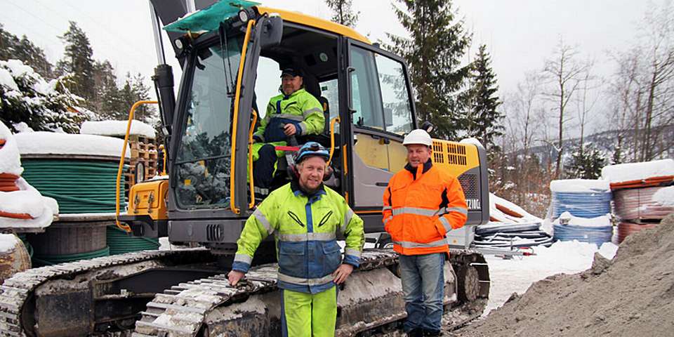 ansatte klare for graving